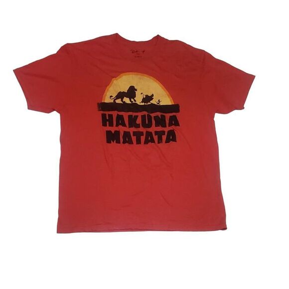 Disney Lion King Hakuna Matata T-Shirt Sz XL - Picture 1 of 5